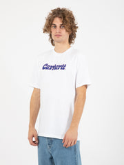 Carhartt WIP - S/s liquid script t-shirt white