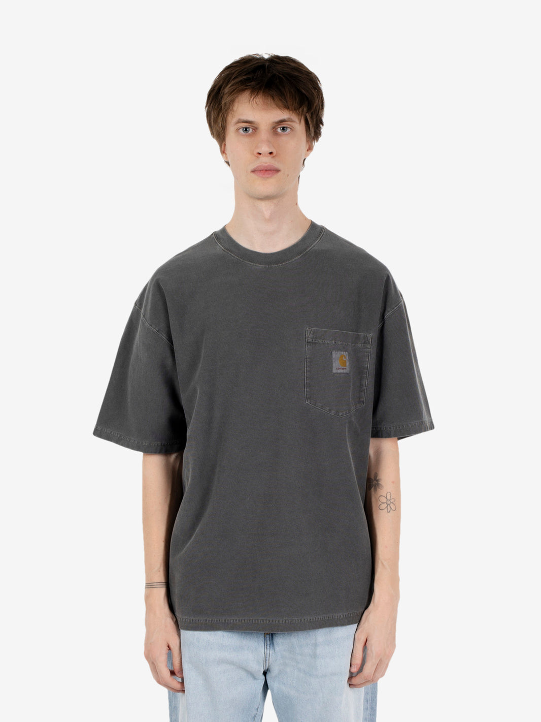 S/S Loose Pocket T-Shirt Black