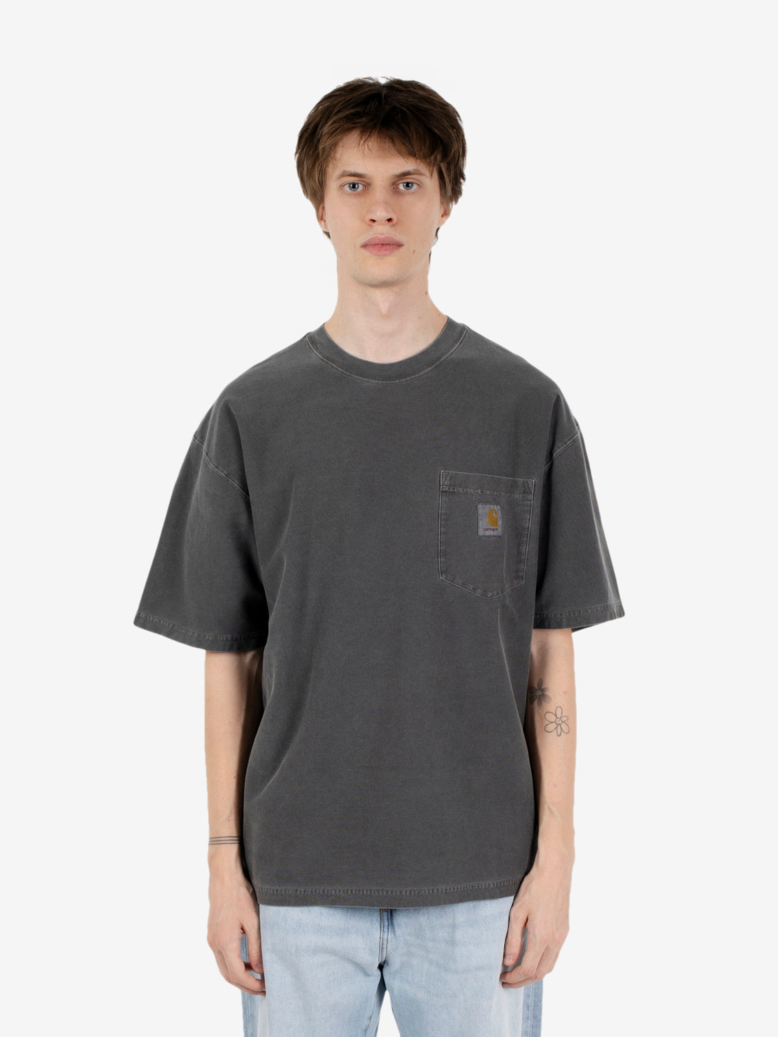 S/S Loose Pocket t-shirt black