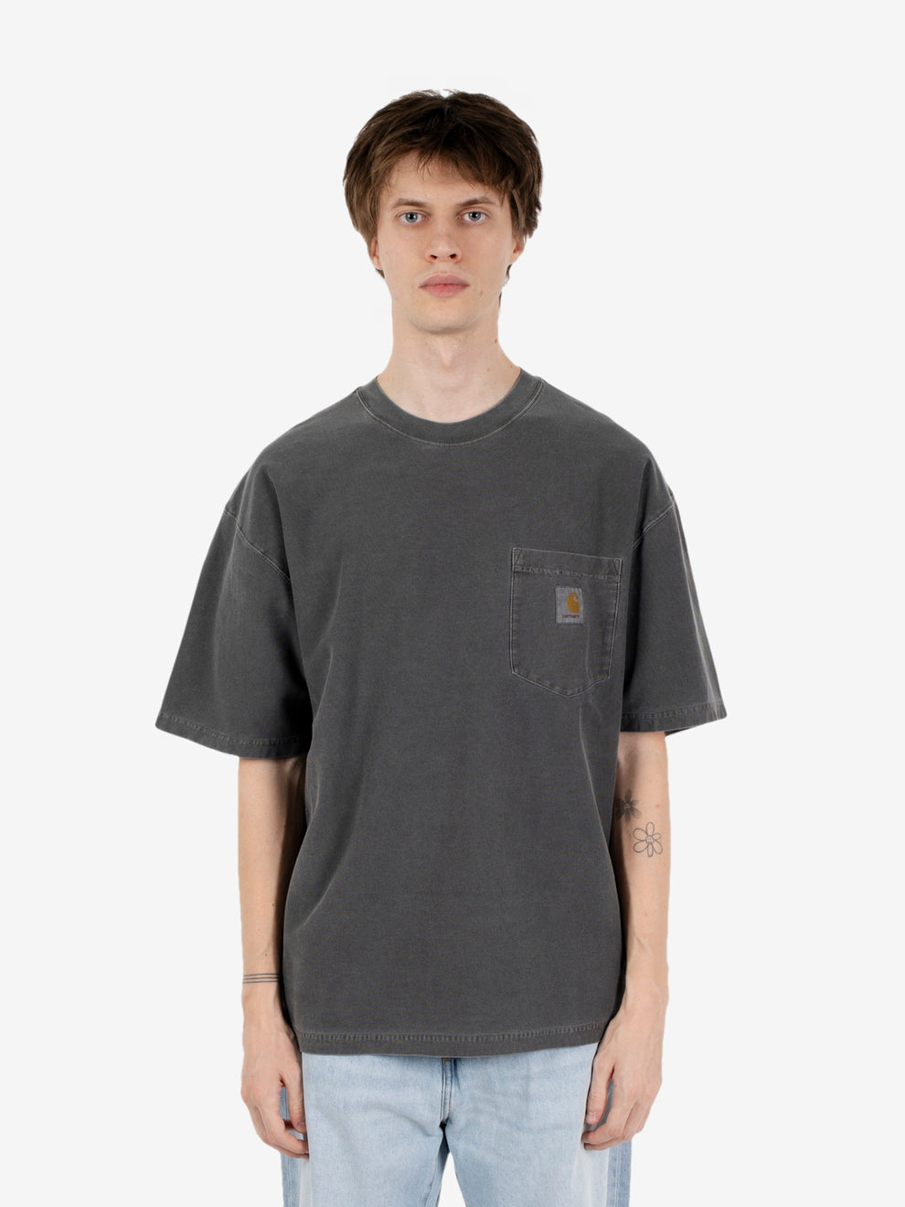 S/S Loose Pocket t-shirt black