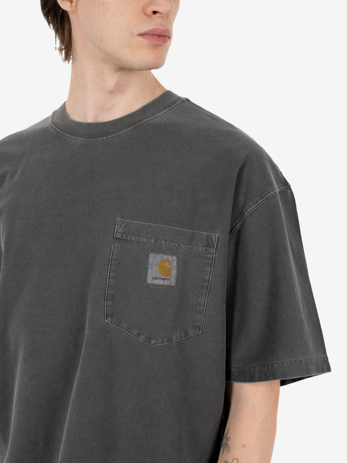 S/S Loose Pocket t-shirt black