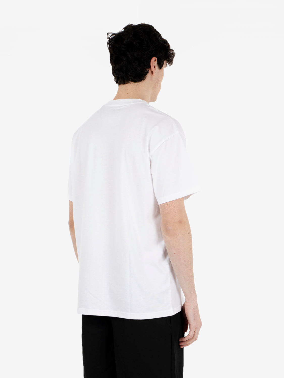 S/S Pocket Heart T-Shirt white/black 