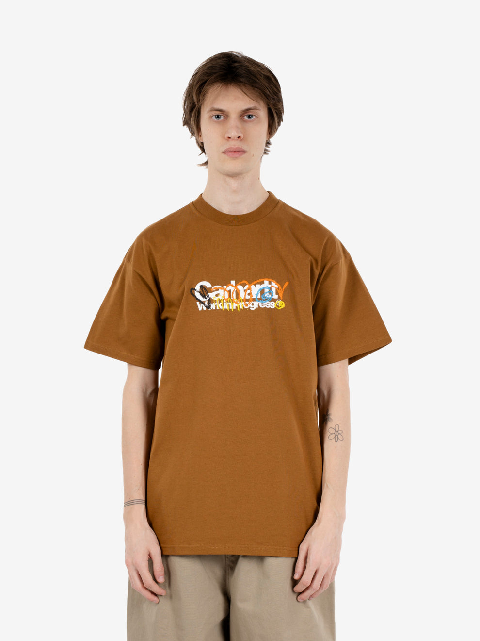 S/S Primary T-Shirt Hamilton brown
