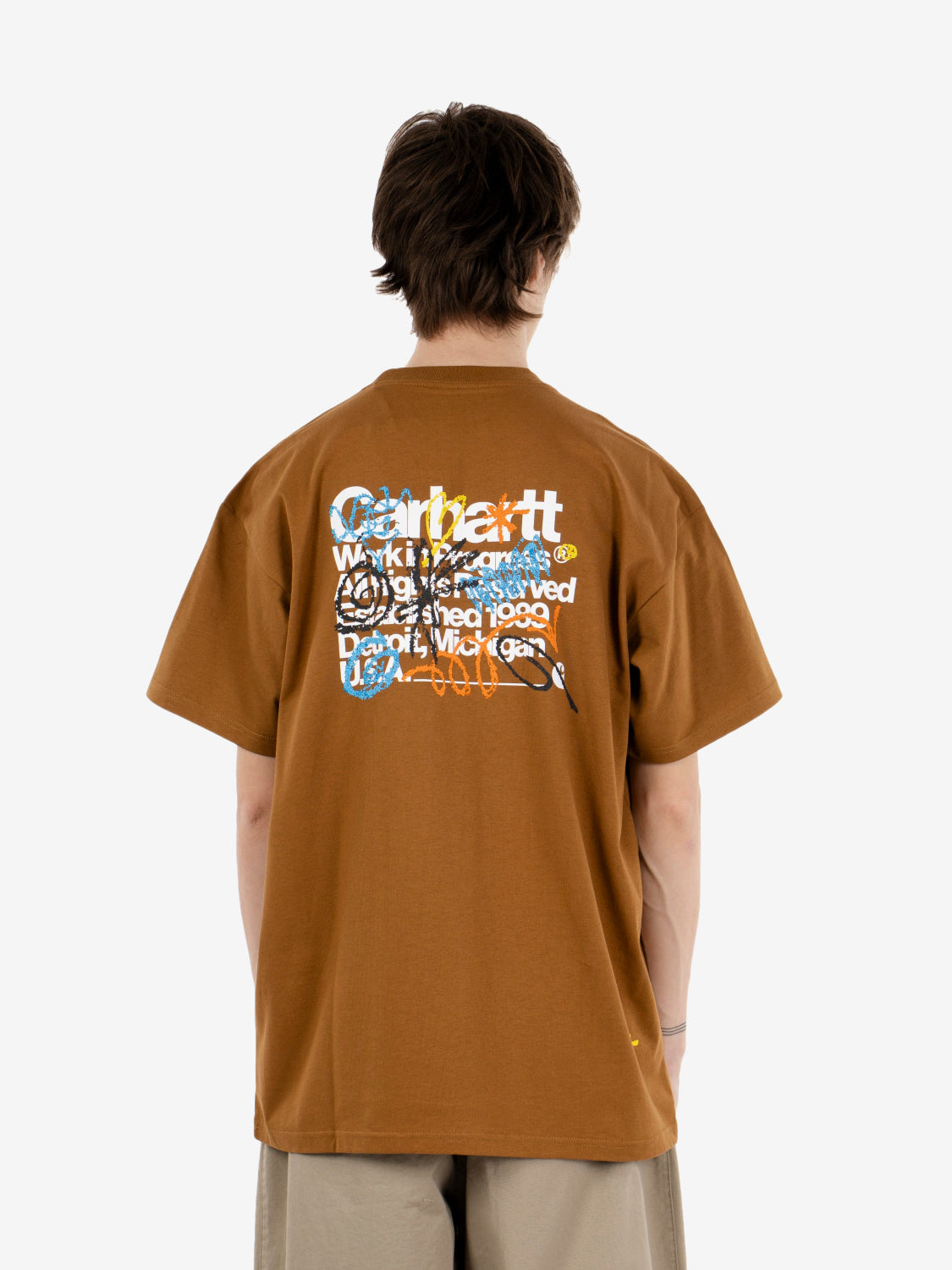 S/S Primary T-Shirt Hamilton brown