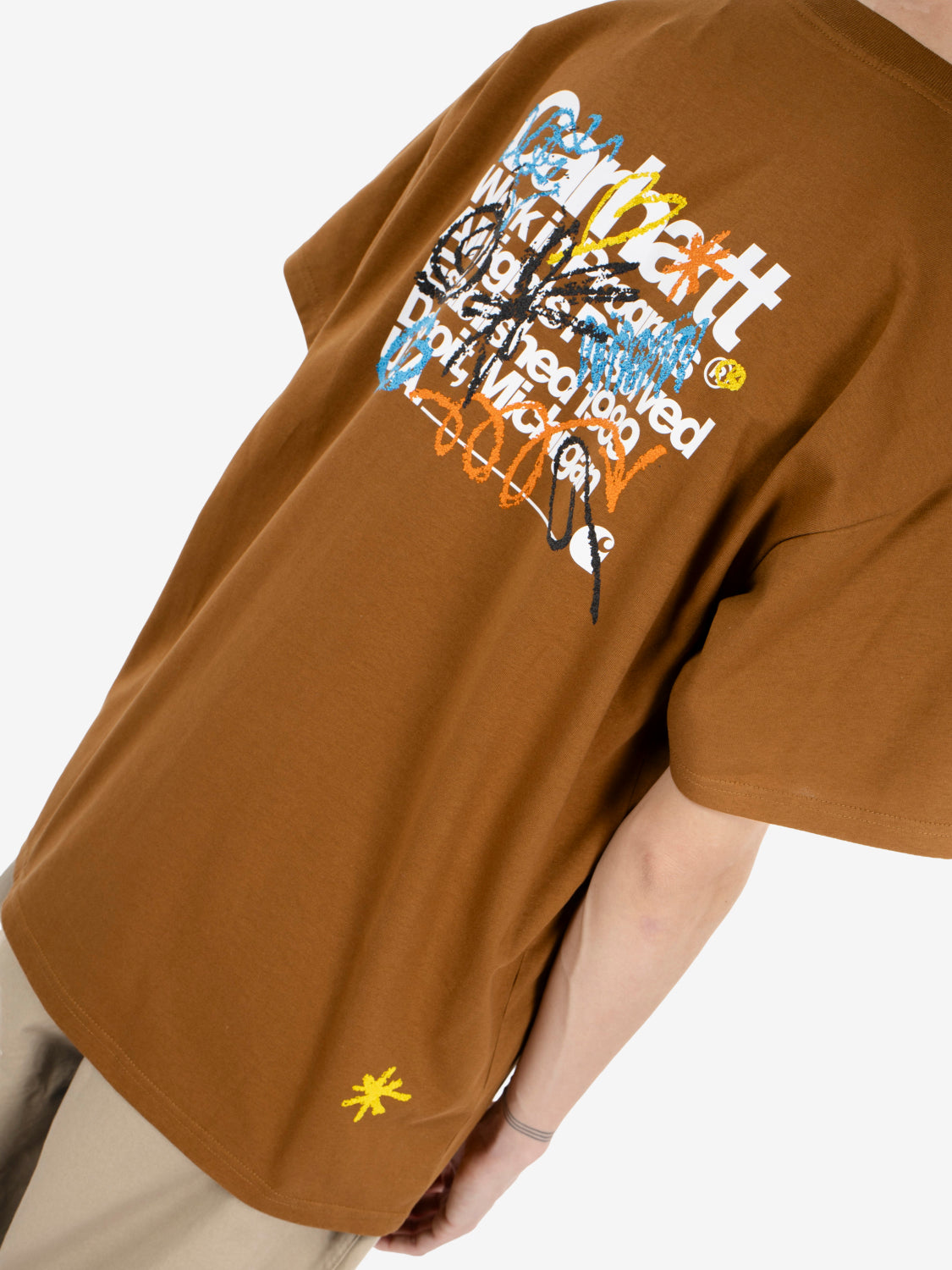 S/S Primary T-Shirt Hamilton brown