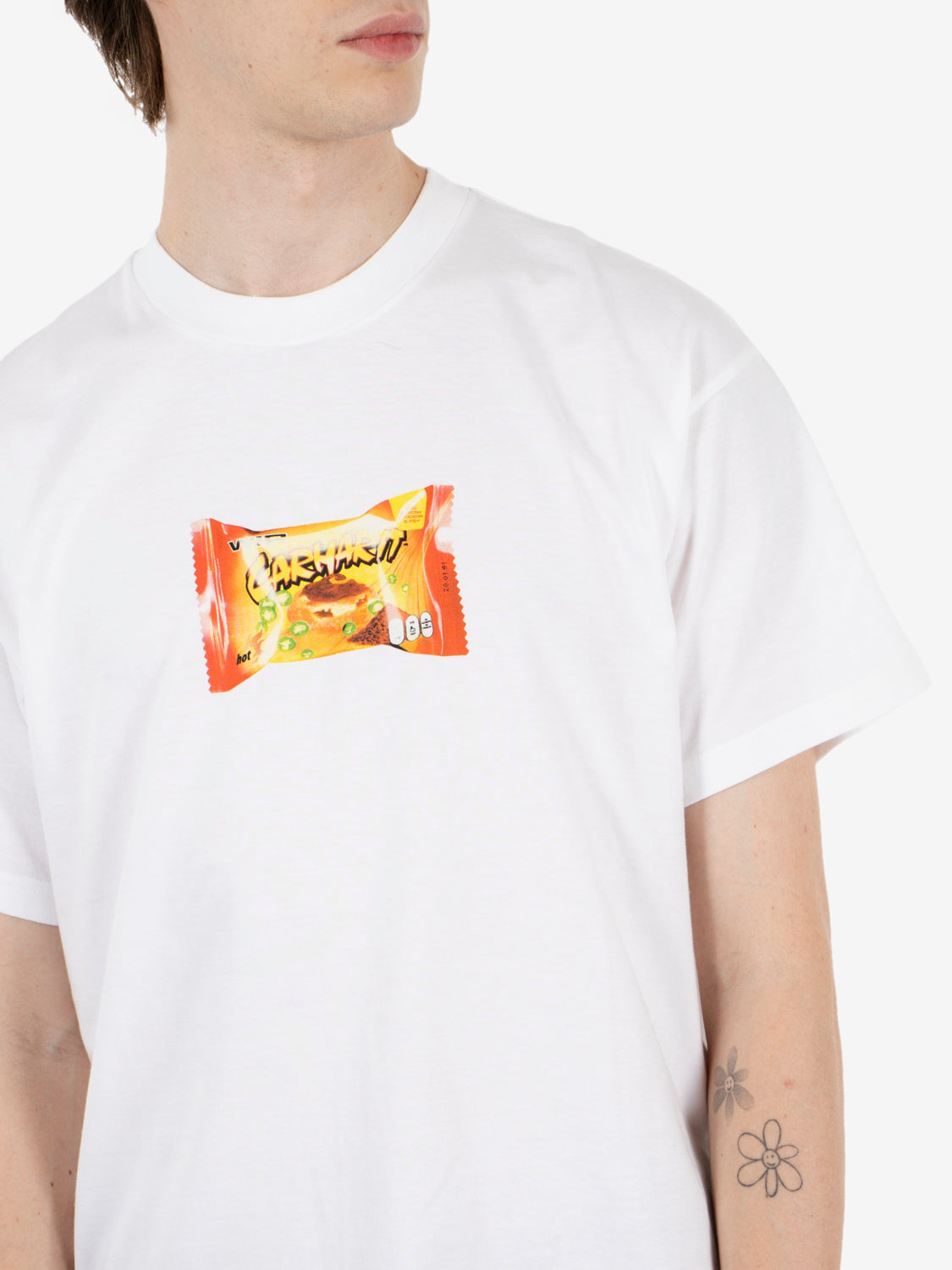 S/S Road Side Snack t-shirt white