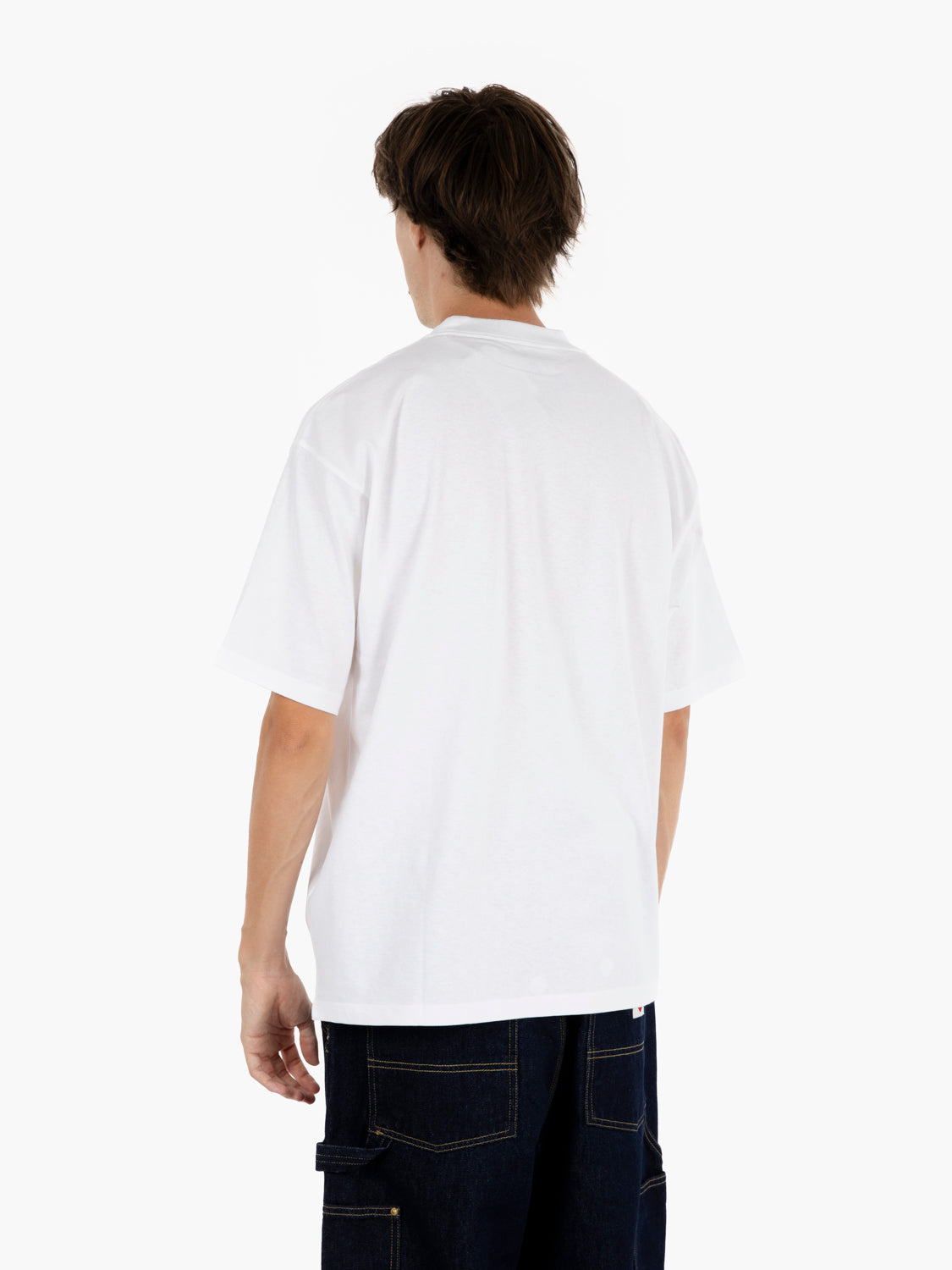 S/S Schooling heart t-shirt white