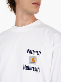 S/S Schooling heart t-shirt white