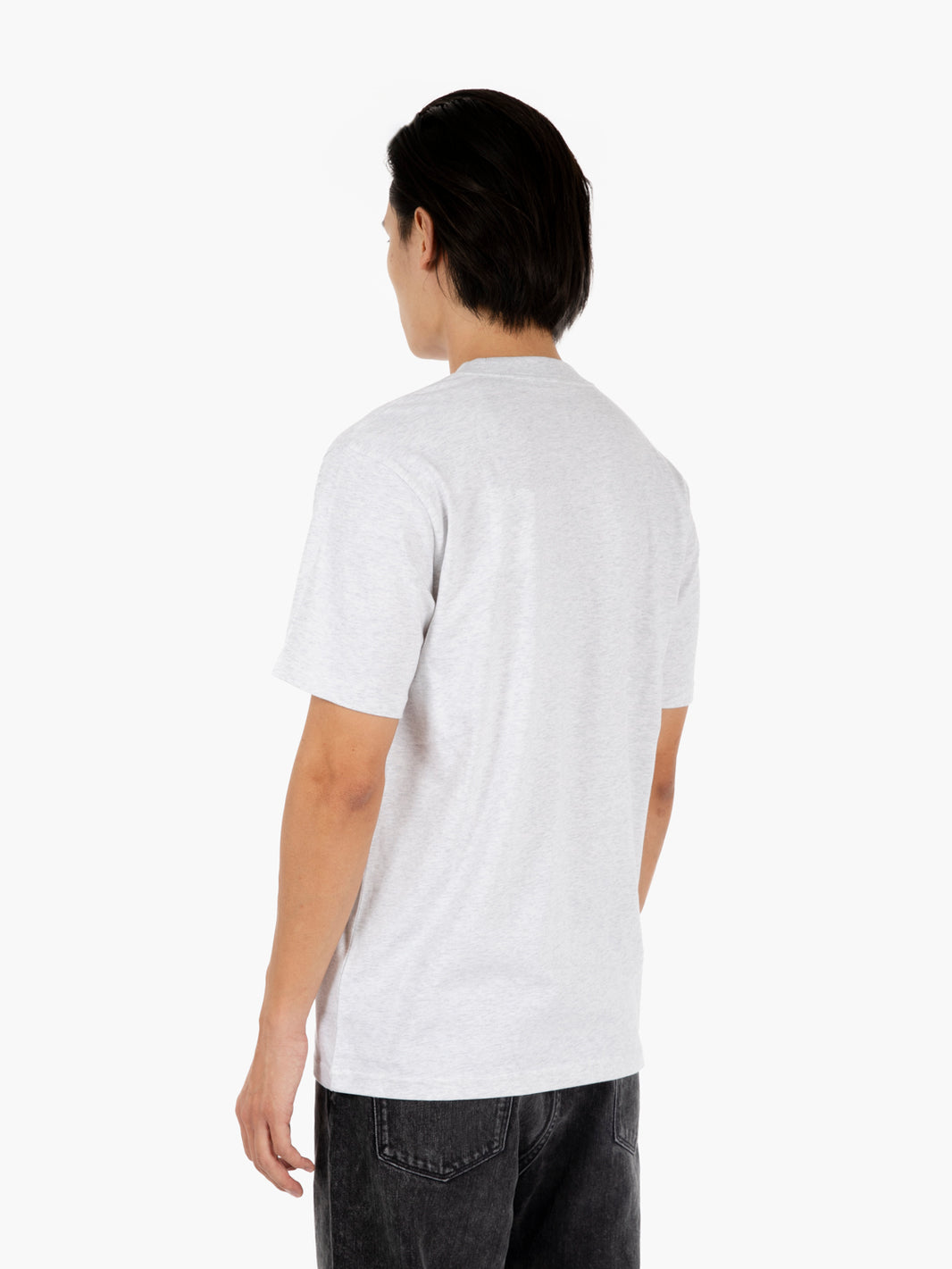 S/S Script t-shirt ash heather / rondo