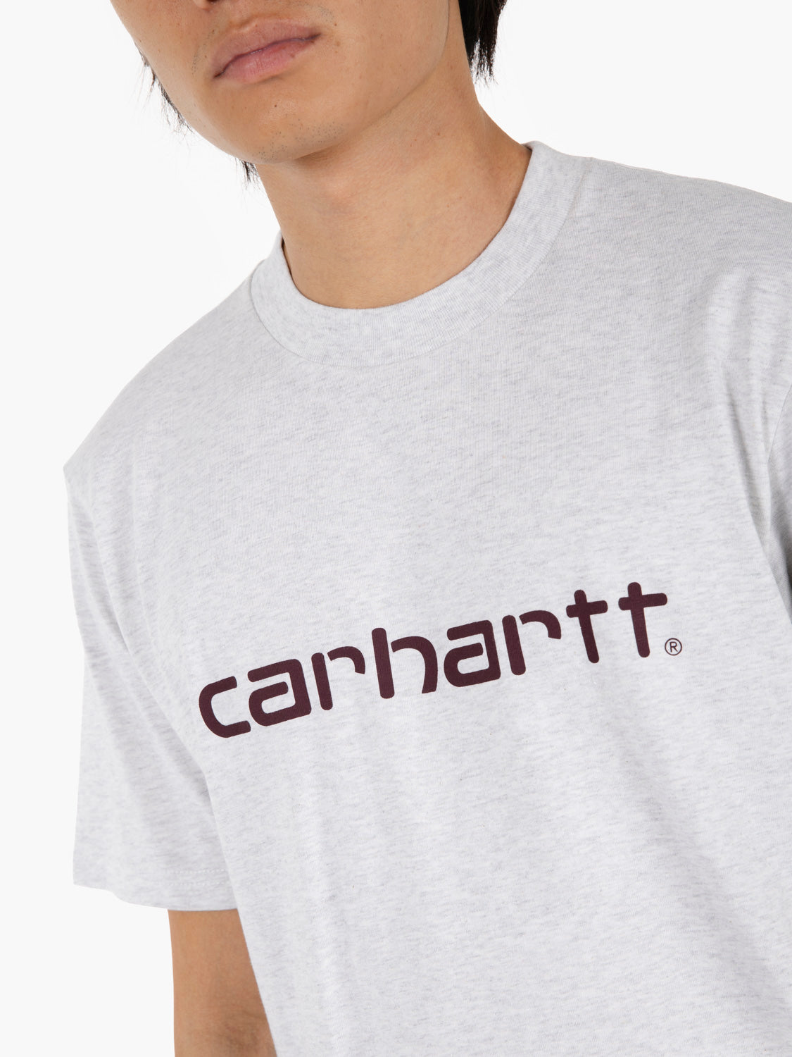 S/S Script t-shirt ash heather / rondo