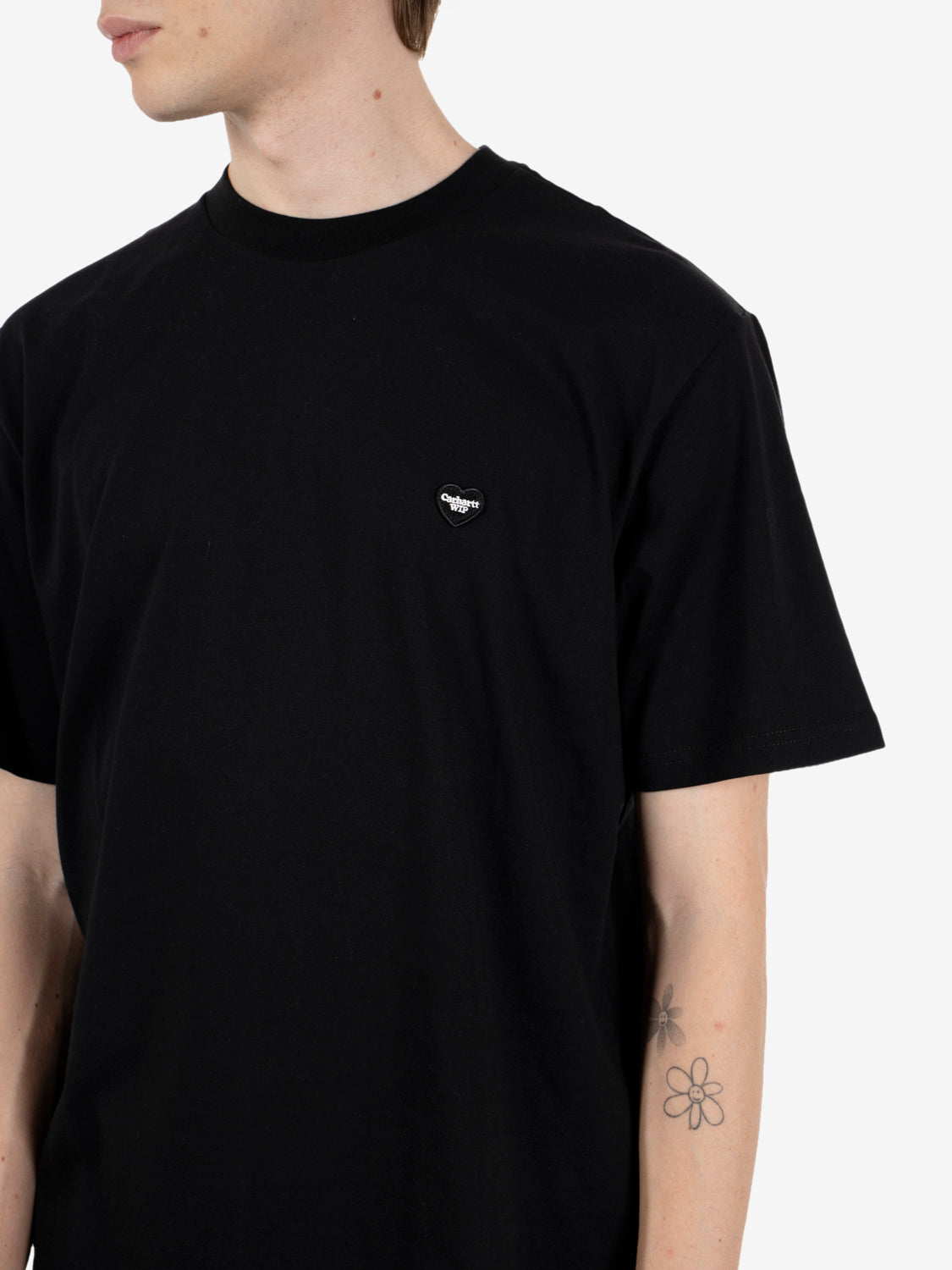 S/S Small Heart t-shirt black