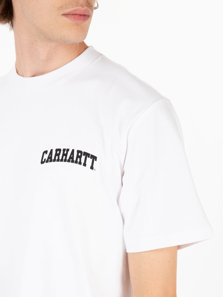 Carhartt WIP - S/S University script t-shirt white / black