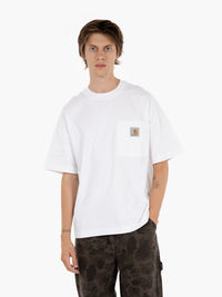 S/S Work Pocket t-shirt white