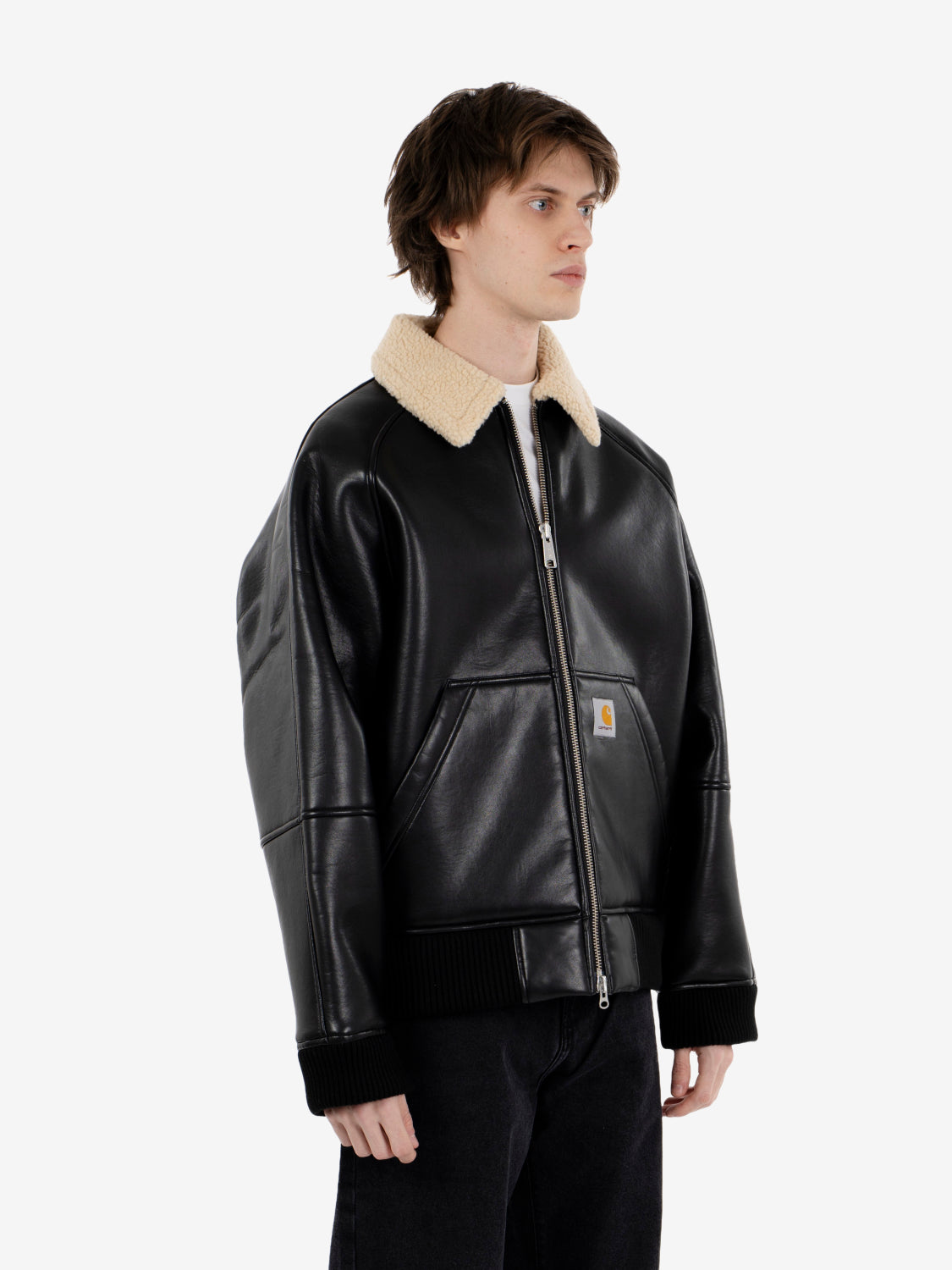 Shepton jacket black / natural