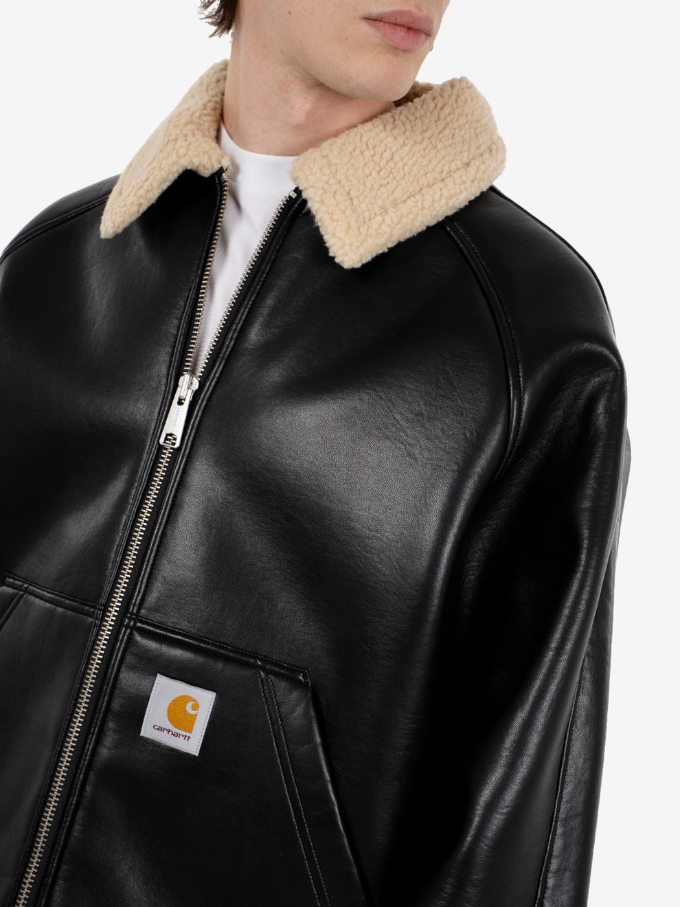 Shepton jacket black / natural