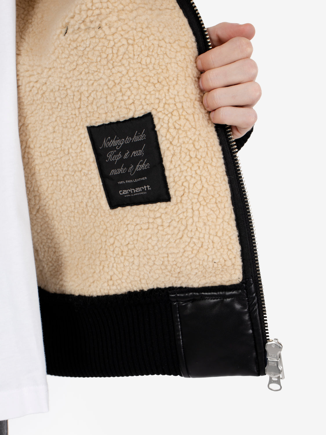 Shepton jacket black / natural