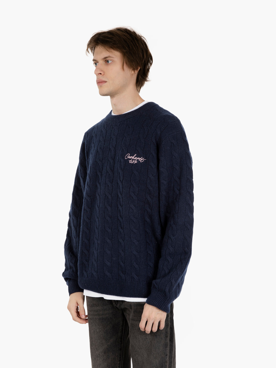 Signature Sweate Deep Night / Glassy Pink