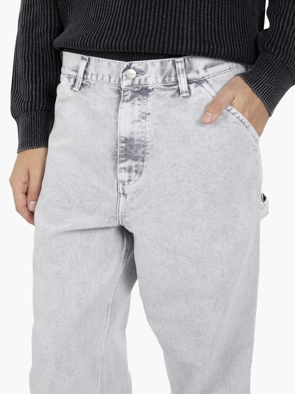 Single Knee Pant black