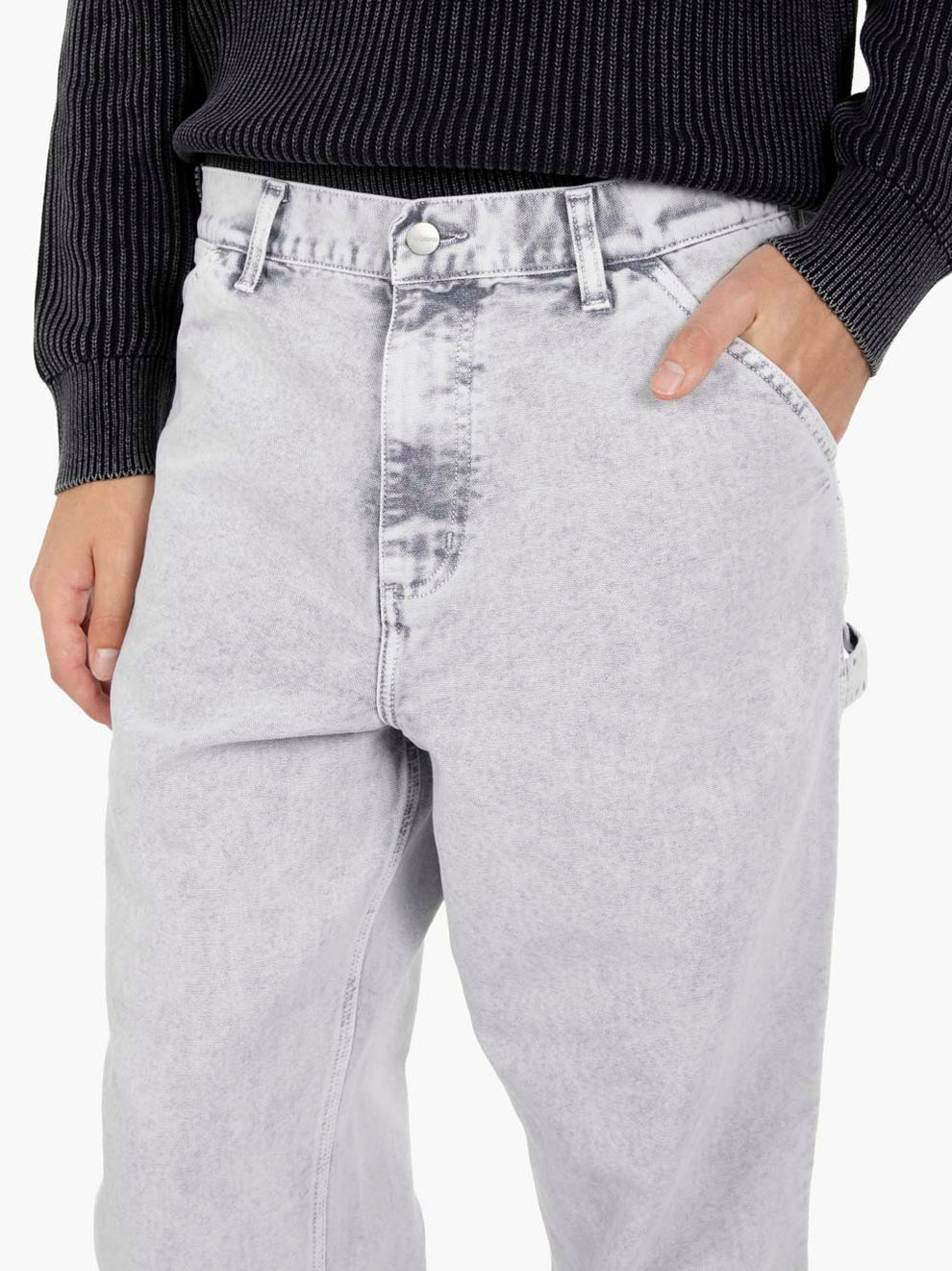 Single Knee Pant black
