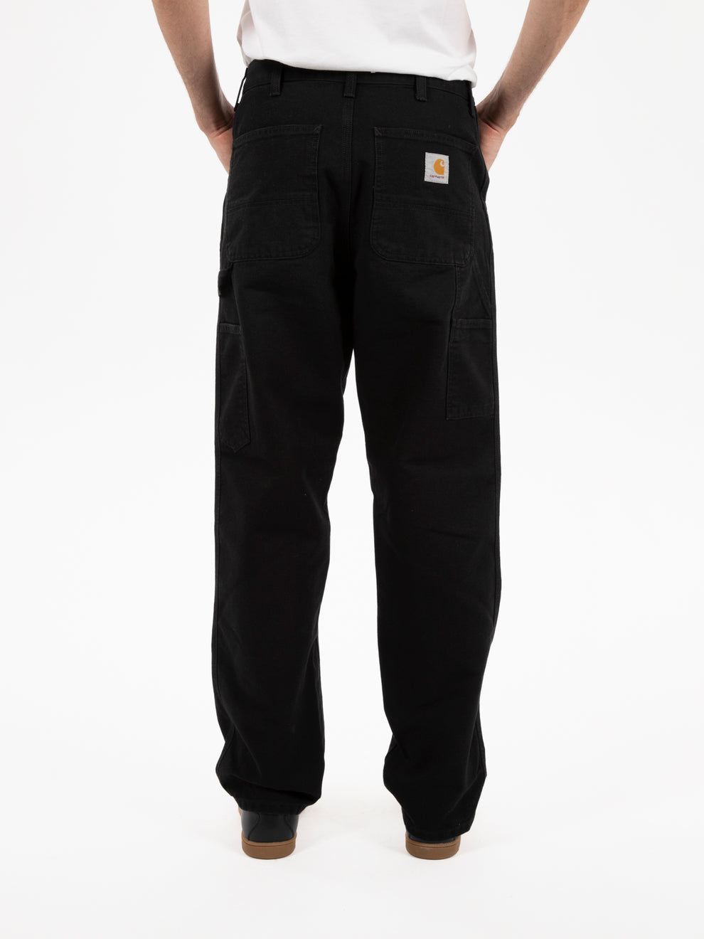 Single knee pant black