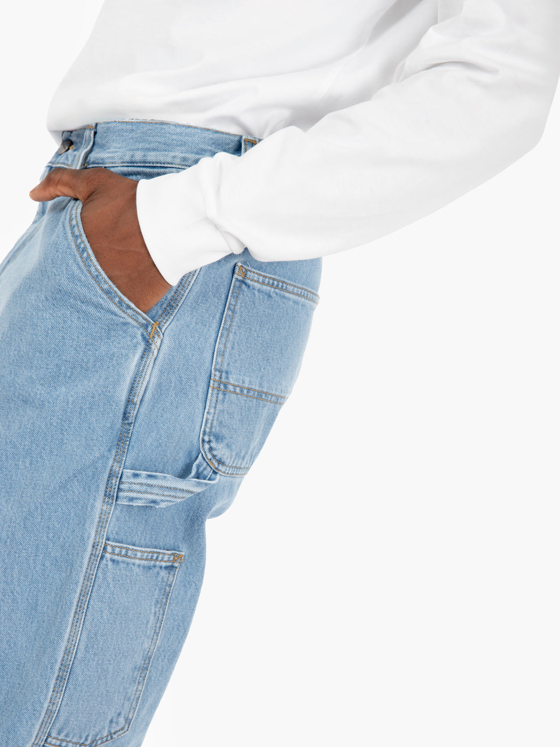 Single Knee Pant Blue