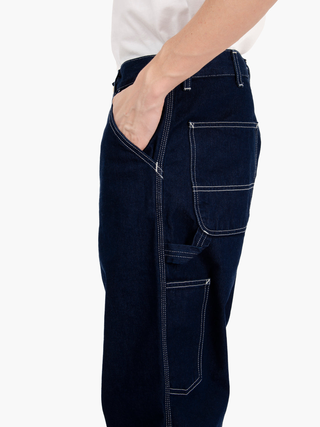 Single Knee Pant Dark Blue