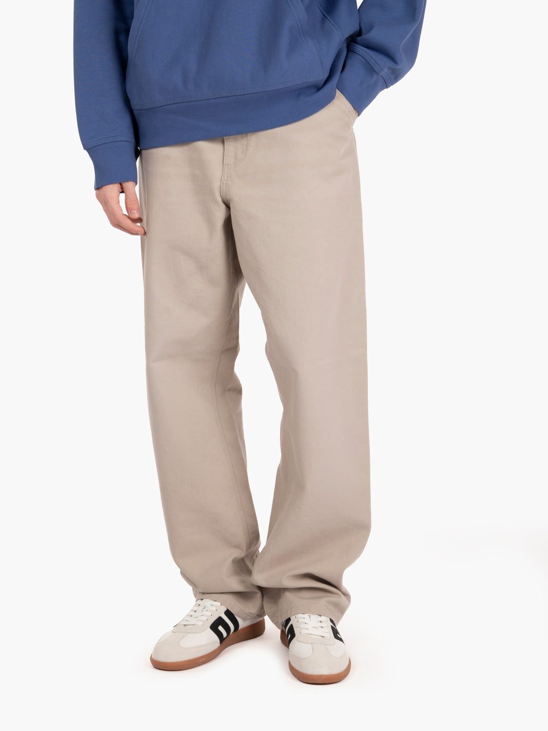 Single knee pant dusky beige