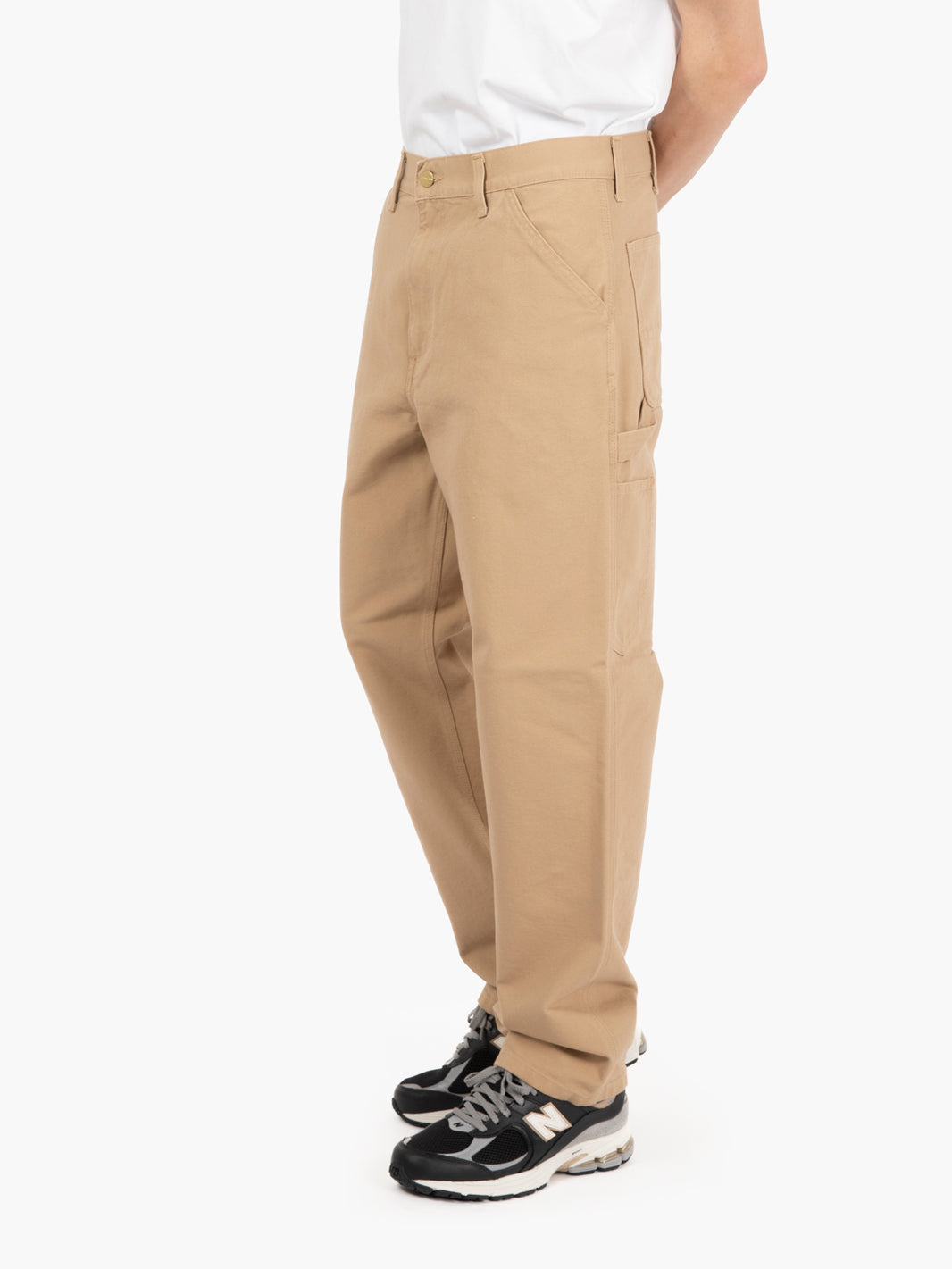 Single Knee pant dusty brown