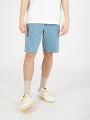 Carhartt WIP - Single Knee Short blu stone bleached