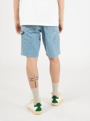 Carhartt WIP - Single Knee Short blu stone bleached