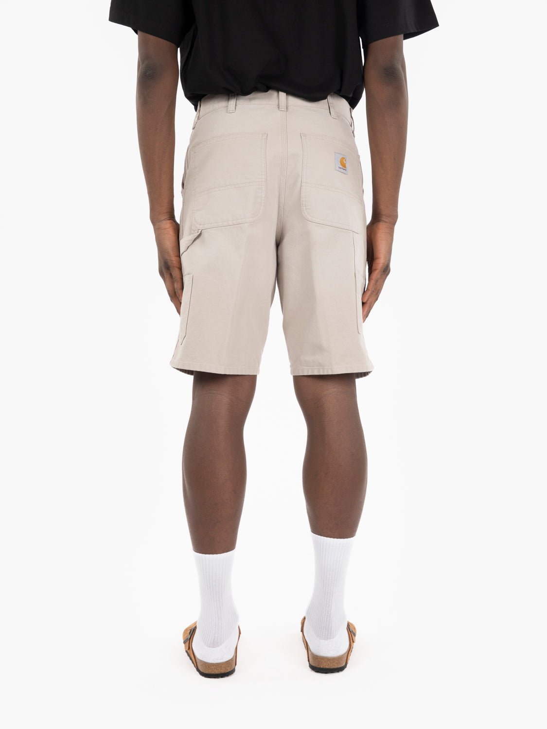 Single knee short dusky beige 