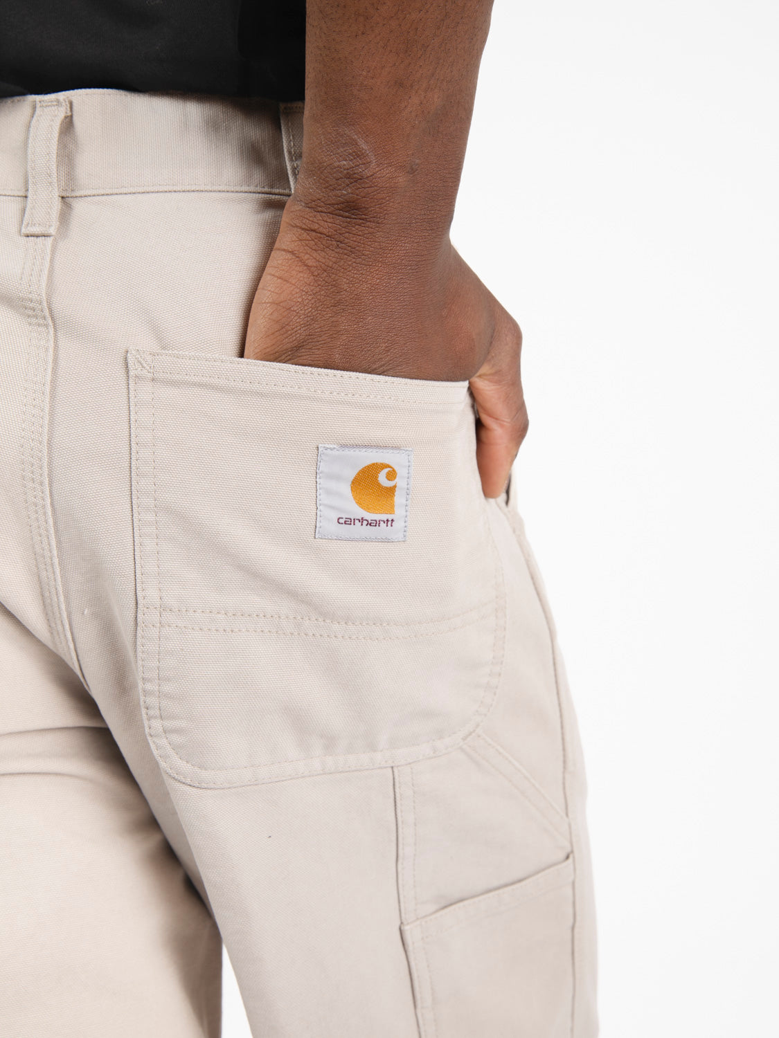 Single knee short dusky beige 