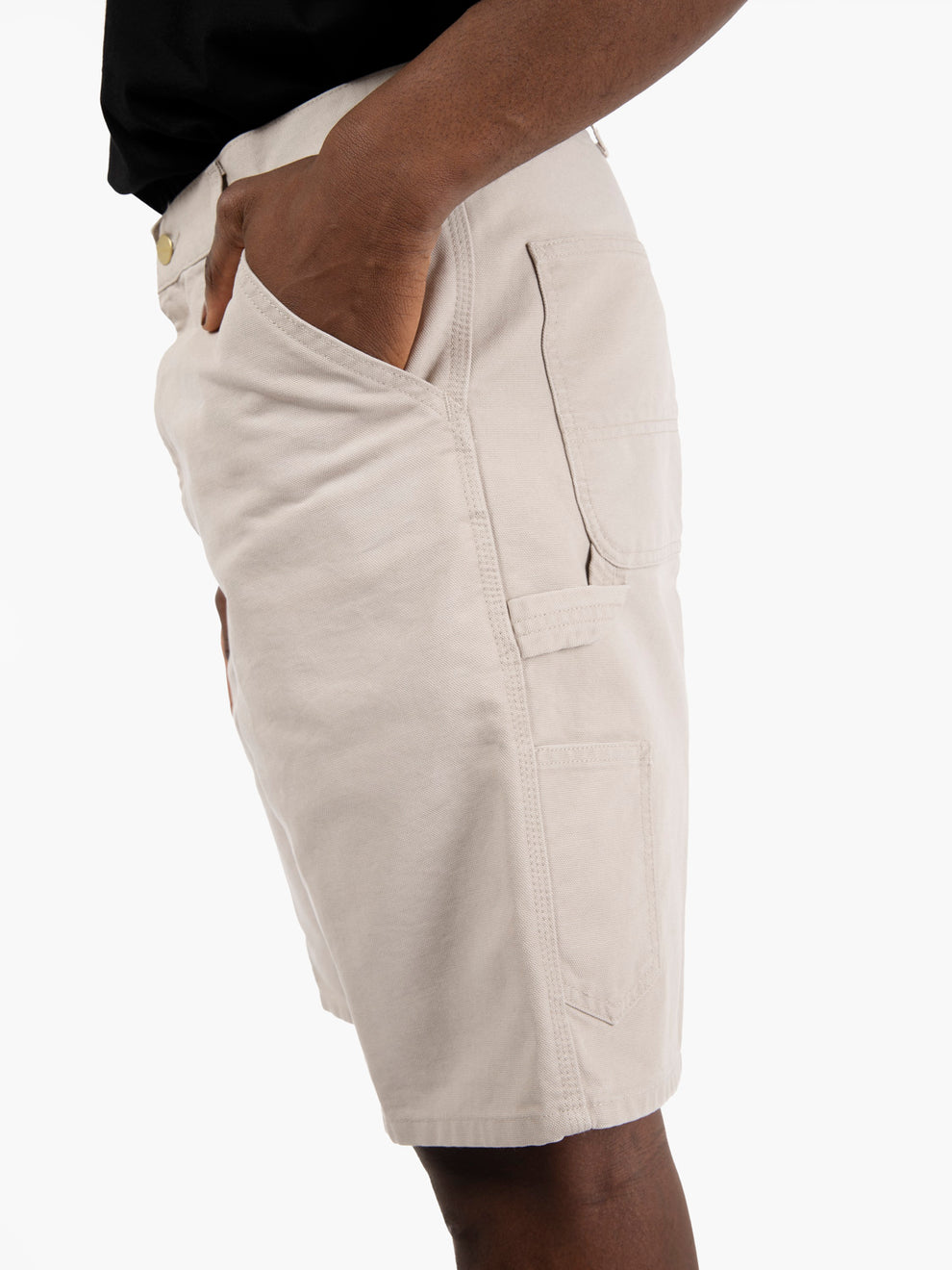 Single knee short dusky beige 