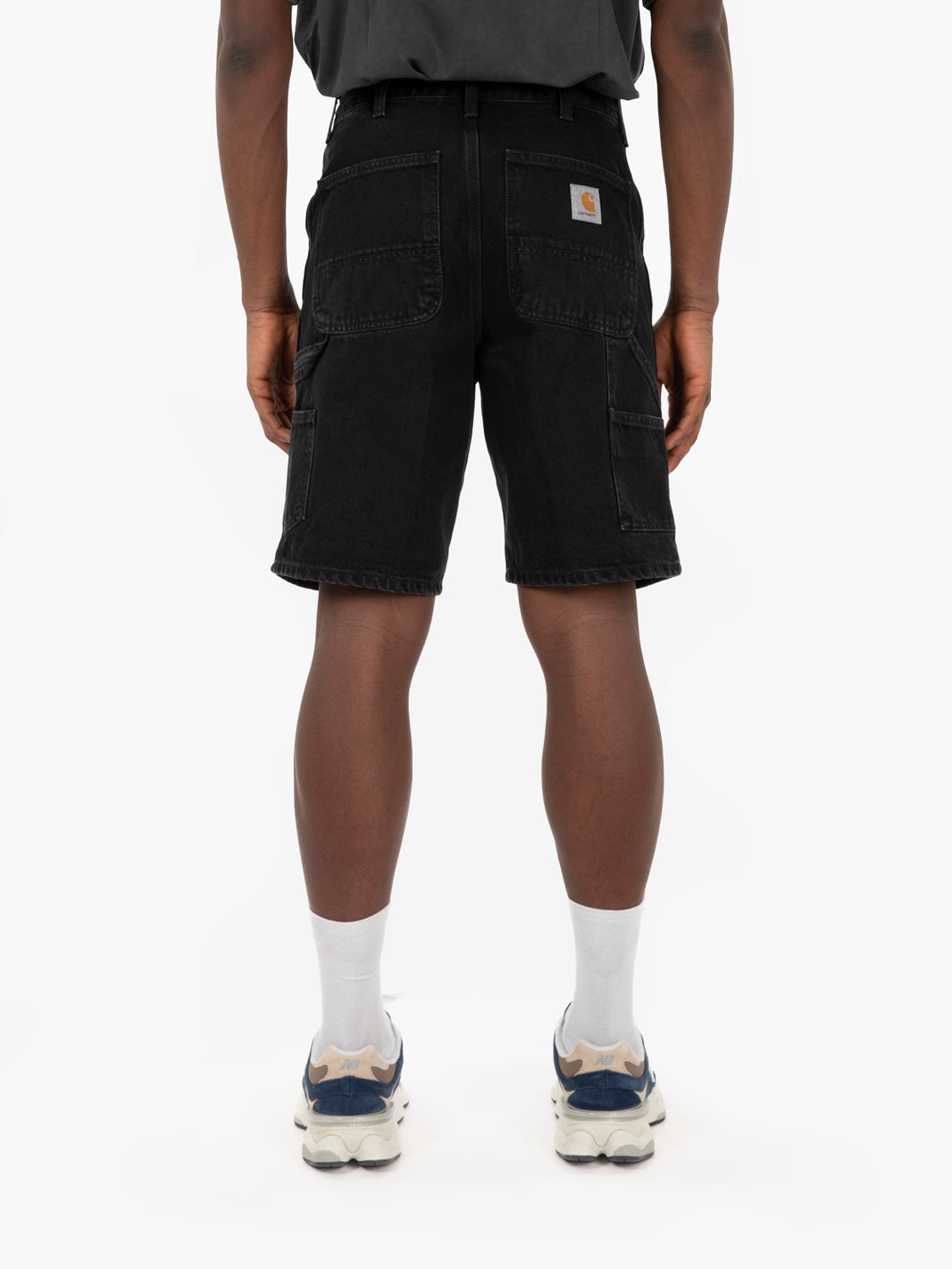 Single knee short nero