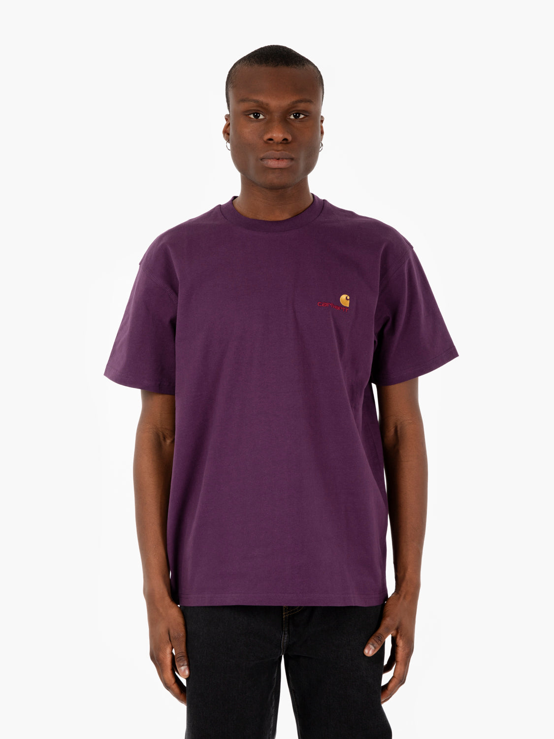 American script huckleberry t-shirt 