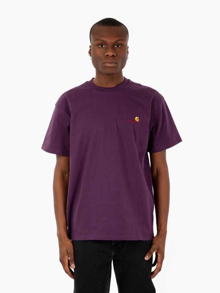 Carhartt WIP - T-shirt american script huckleberry