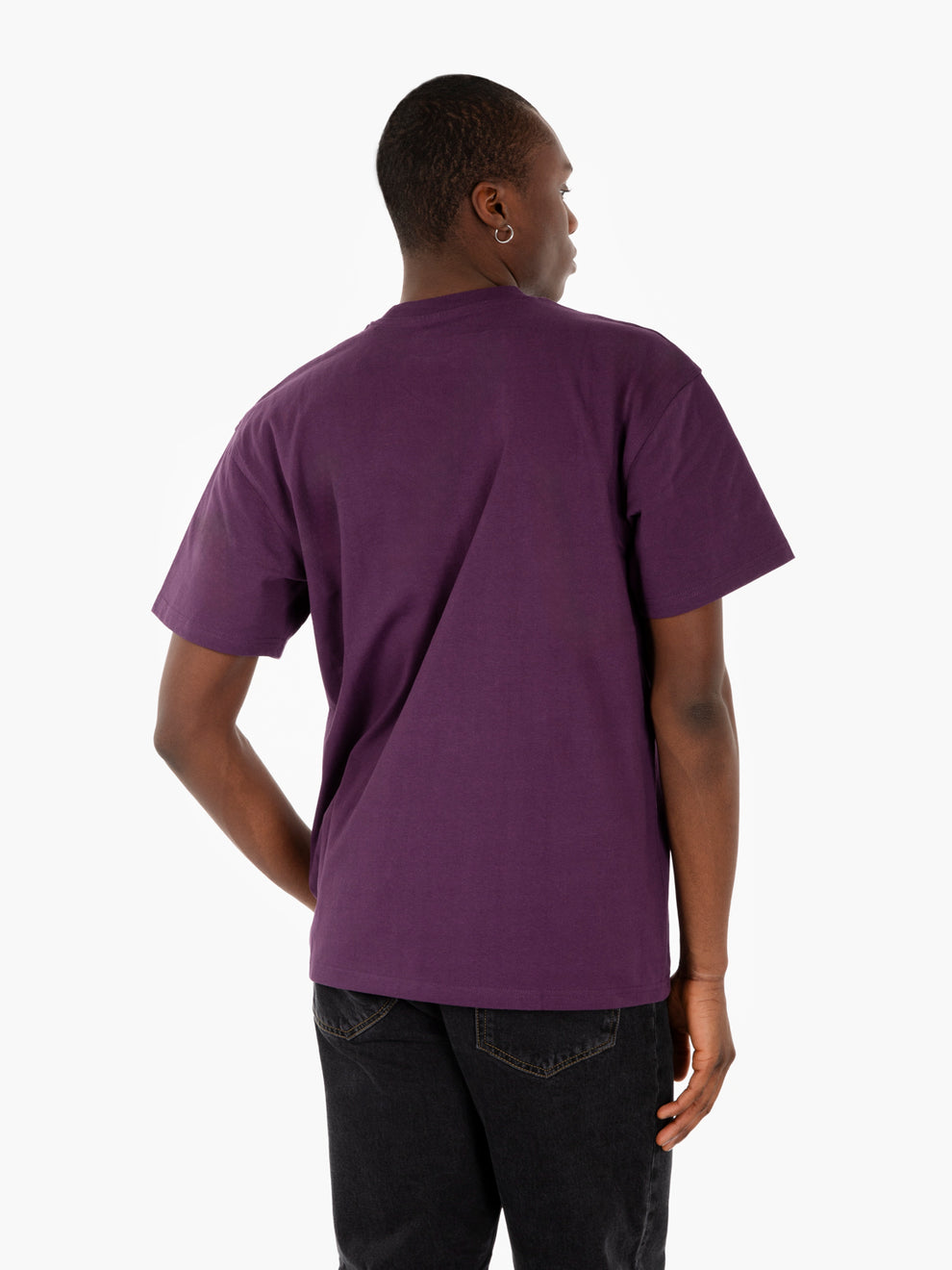 American script huckleberry t-shirt 