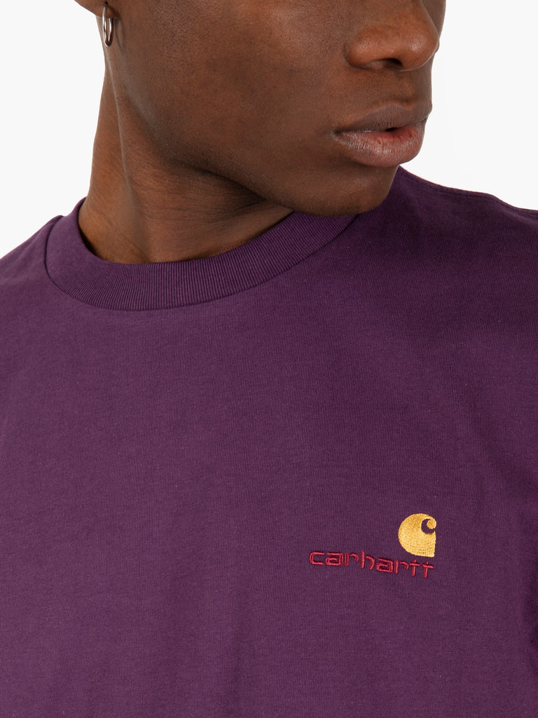 Carhartt WIP - T-shirt american script huckleberry