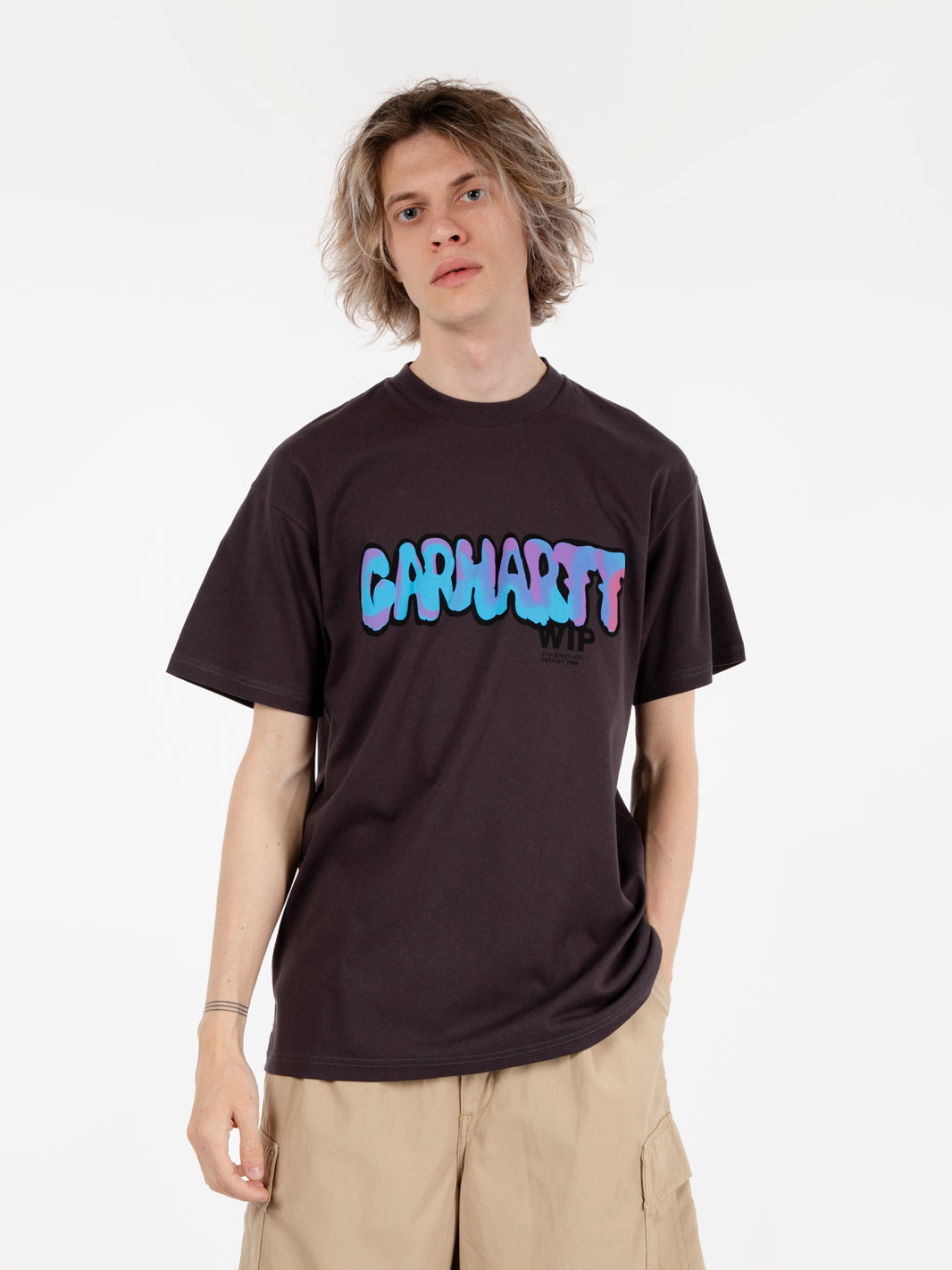 Drip s/s charcoal T-shirt 