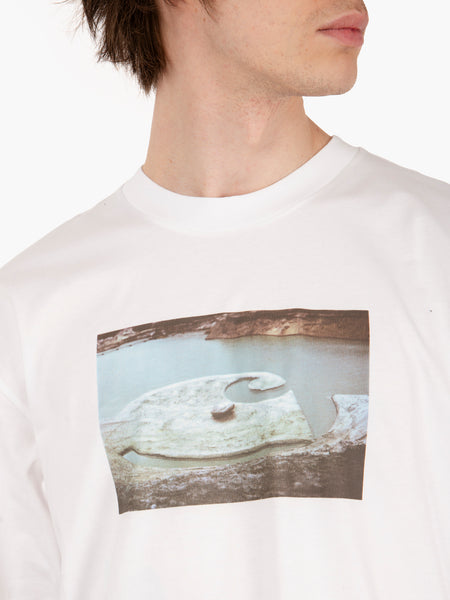 T-shirt muddy water white