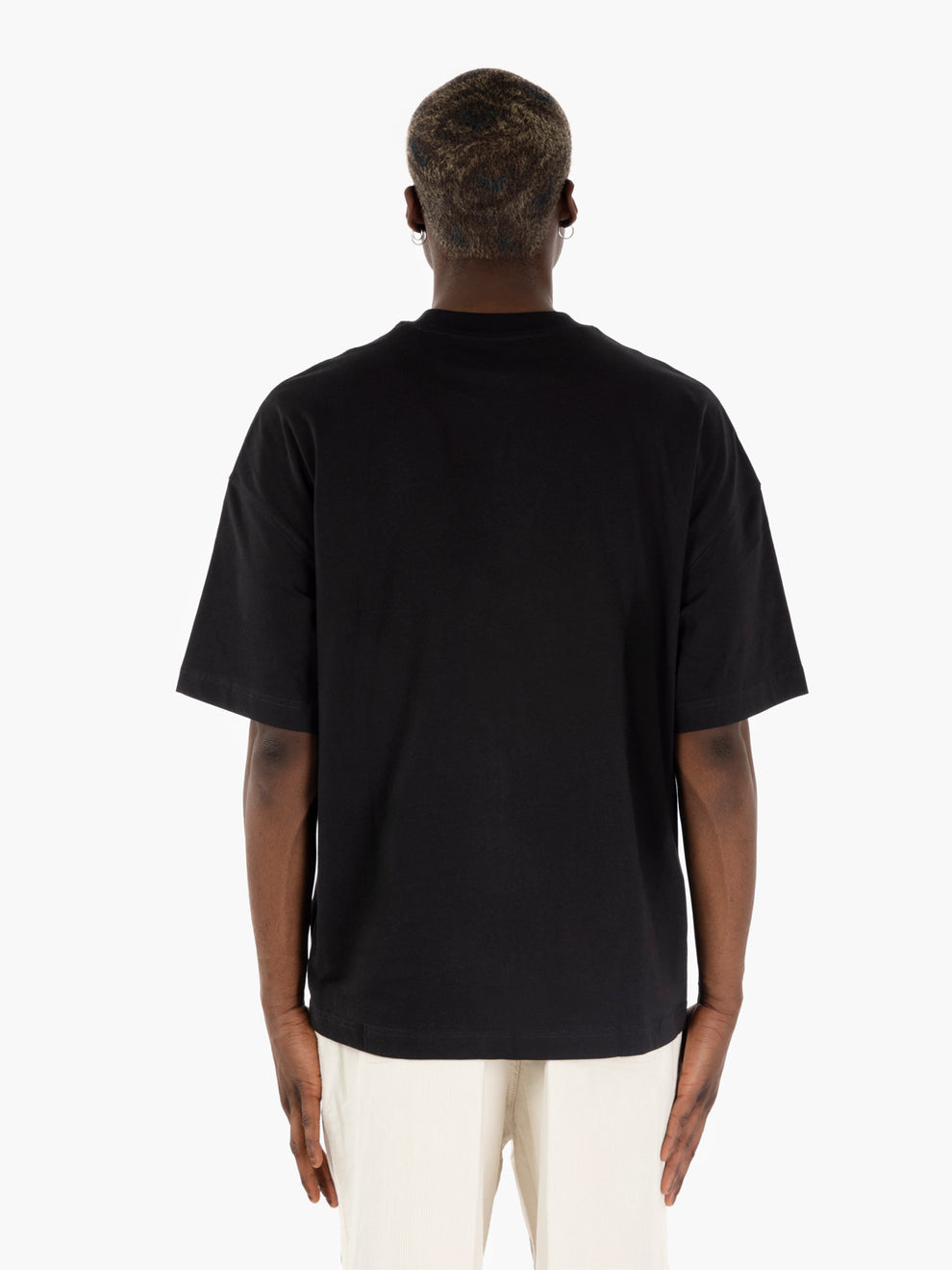 S/S Signature script black / white t-shirt 