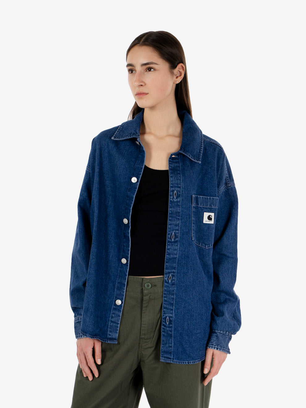 W' Alta Shirt Jac Blue stone washed