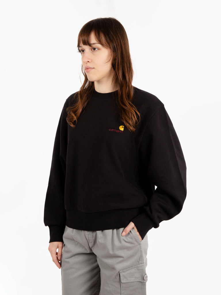 Carhartt WIP - W' American script sweat black