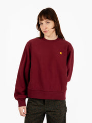 Carhartt WIP - W' American Script Sweat Malbec