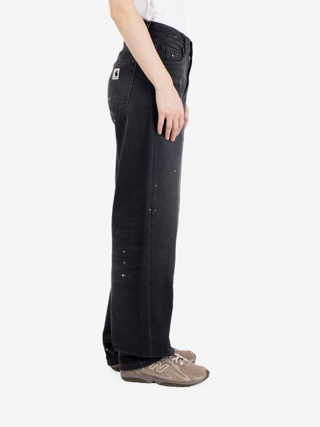 W' Arin Pant black destroy wash