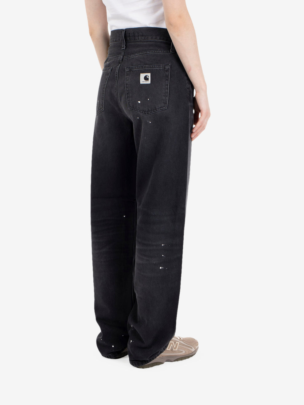 W' Arin Pant black destroy wash
