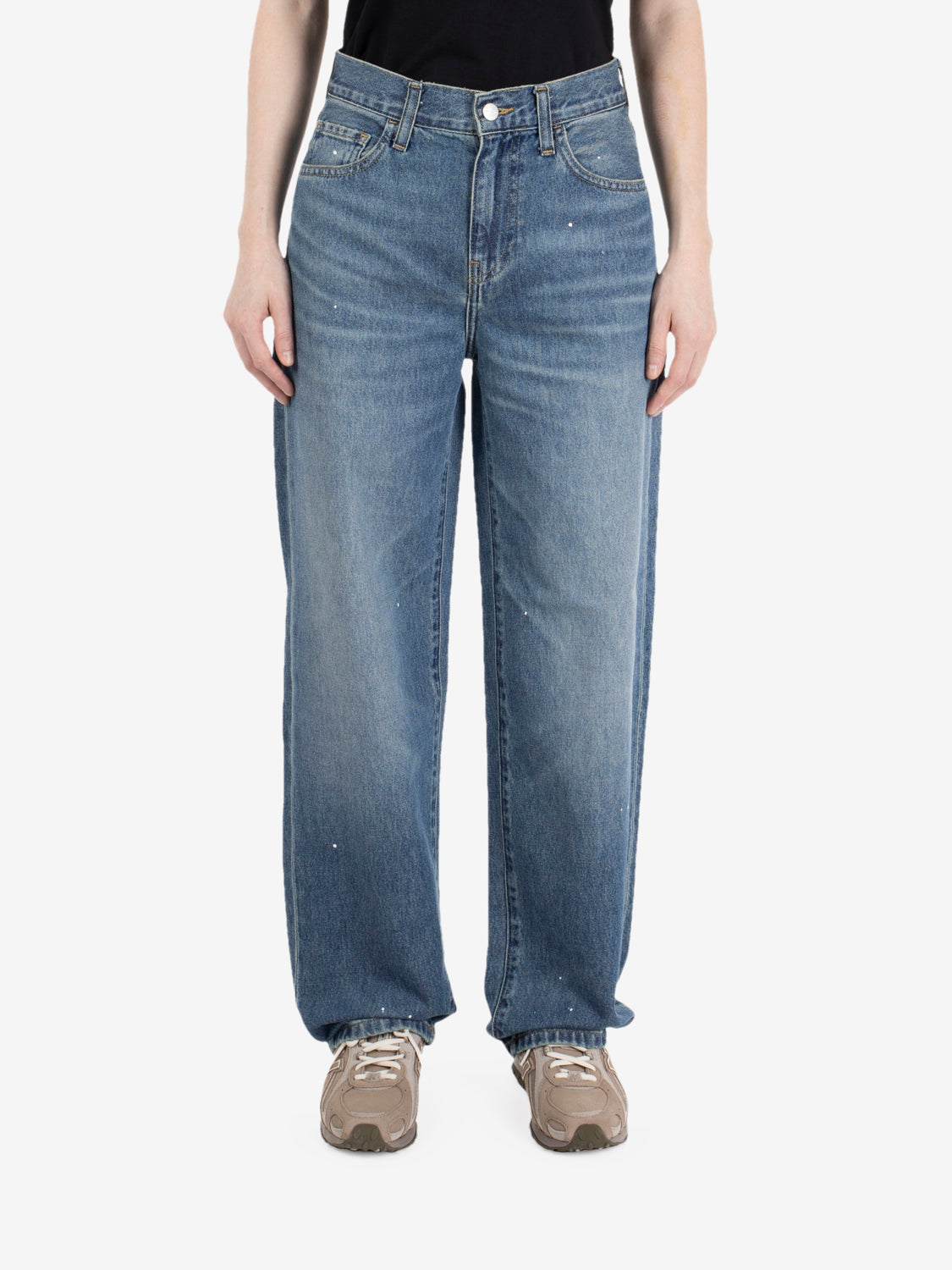 W' Arin Pant blue destroy wash