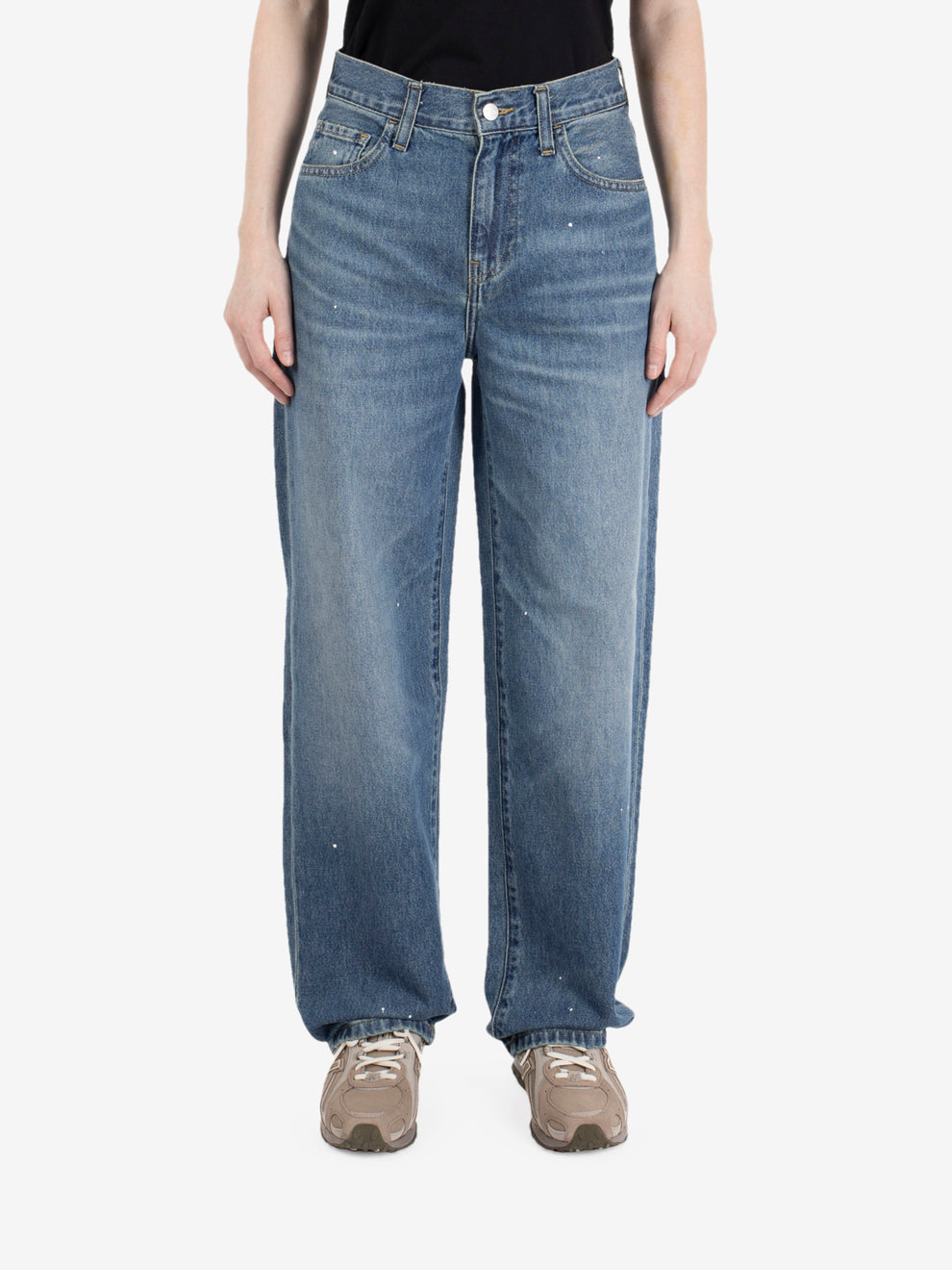 W' Arin Pant blue destroy wash