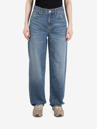 W' Arin Pant blue destroy wash