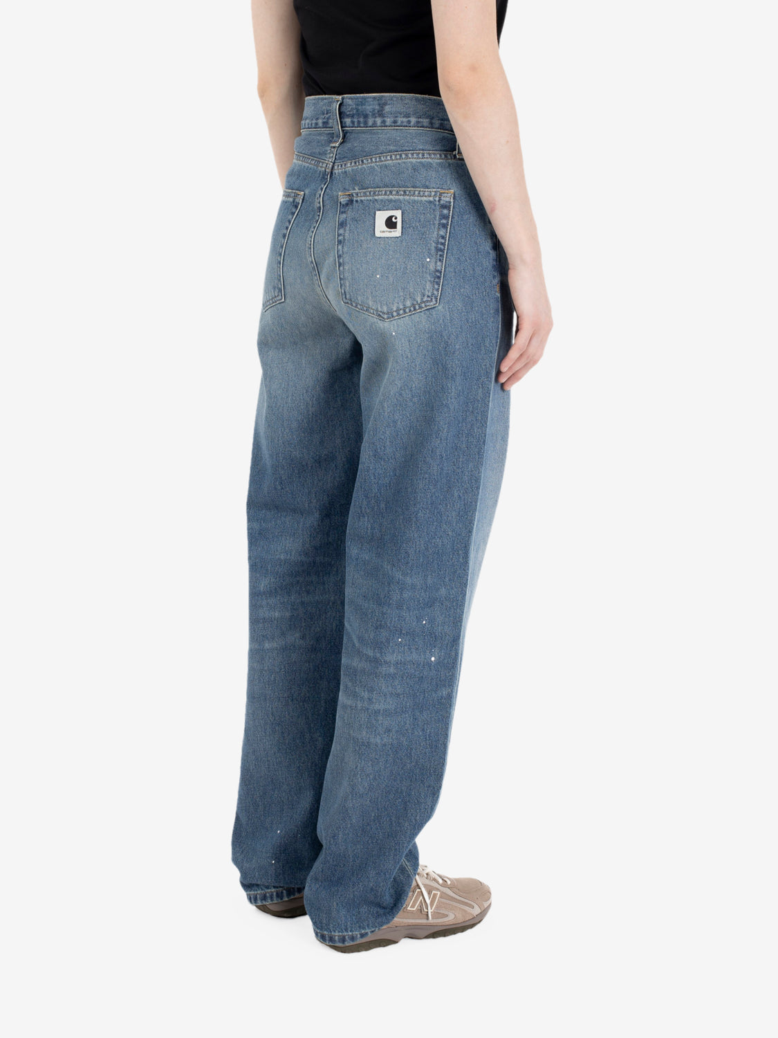 W' Arin Pant blue destroy wash